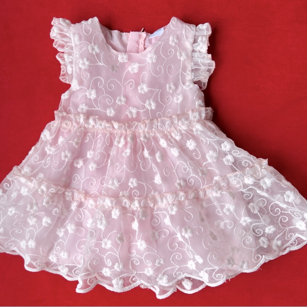 Casual or formal spring summer time dress for toddlers. Beautiful dress